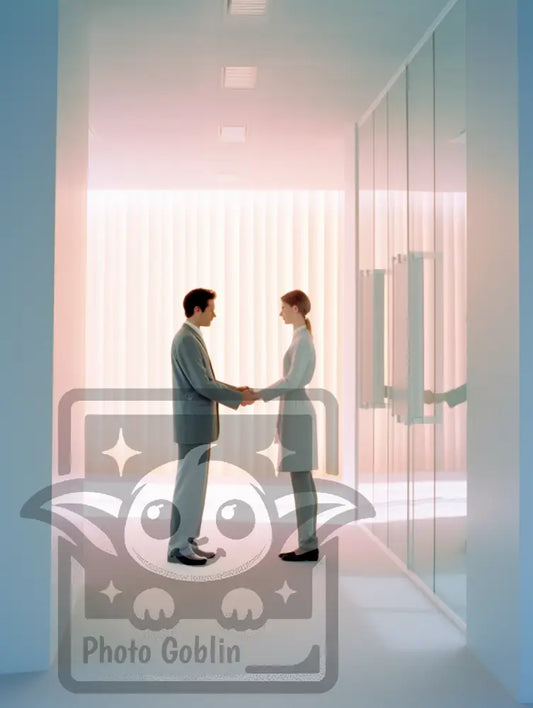 Two People Shaking Hands (Graphic For Sale See Licenses)